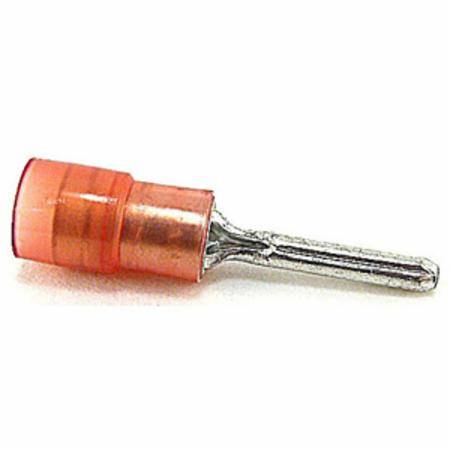 22 to 18 AWG, Thomas & Betts Corporation 18RA-47PT Pin Terminal, Red