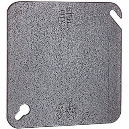 4", Thomas & Betts Corporation 52-C-1 Square Box Cover, Flat