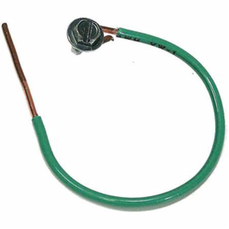 6", 14 AWG,, Thomas & Betts Corporation GSC-12 Grounding Pigtail,,,