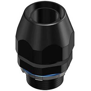T&B® Plastic Bullet® LT50P Flexible Straight Conduit Connector, 1/2 in Trade, Thermoplastic