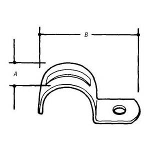 1/2" Thomas & Betts Corporation TS-101 EMT Strap