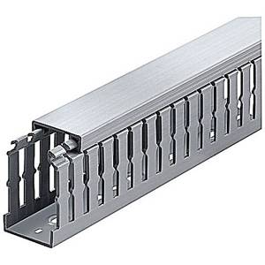 1" x 2" x 6' Thomas & Betts Corporation TYD1X2NPG6 Wiring Duct, Gray