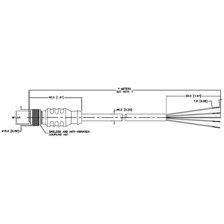 Turck Inc. U-07208 Eurofast® Cordset