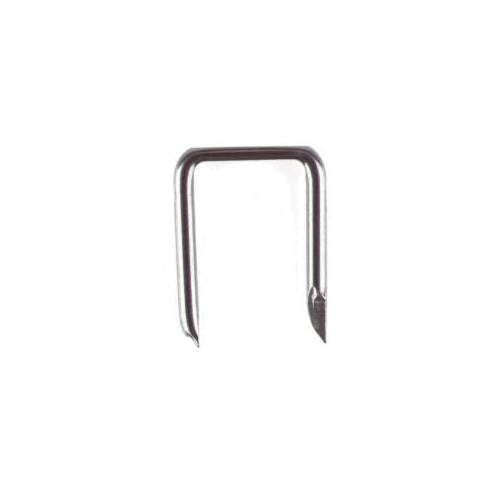 Steel City® 17-142B Hardware Rough-In Cable Staple, 37/64 in W Crown, 1-1/8 in L Leg, 12 to 10 AWG Cable, Steel