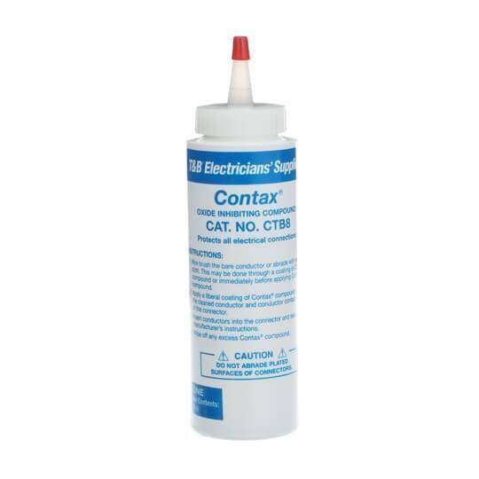 T&B® CTB8 Type CT Connector Oxide Inhibitor, 8 oz Bottle, Solid Thick Paste Form, Black