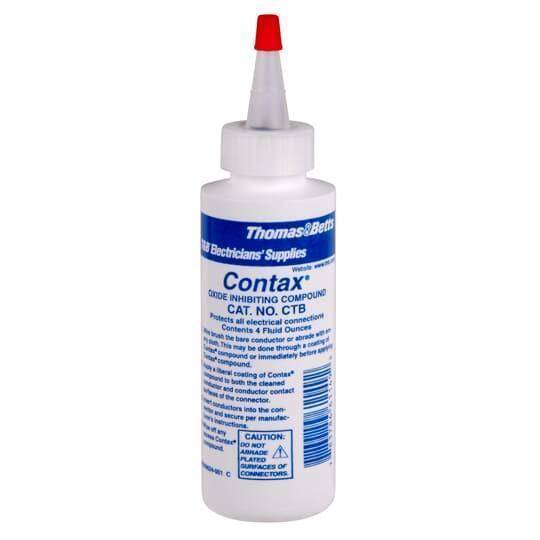 T&B® CTB8 Type CT Connector Oxide Inhibitor, 8 oz Bottle, Solid Thick Paste Form, Black