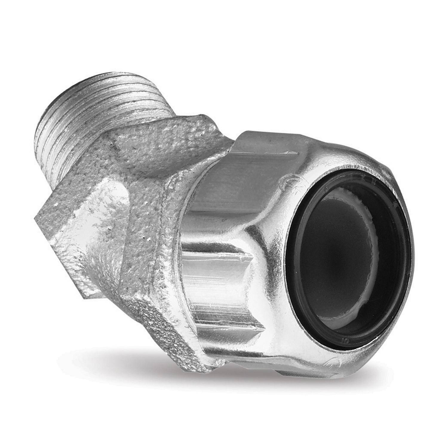 T&B® Fittings 2210-TB Cord Connector, 3/4 in Trade, Malleable Iron
