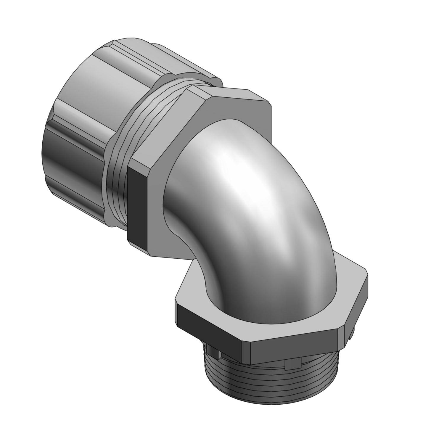 T&B Liquidtight Fittings 5352-TB Cord Connector, 1/2 in Trade ...