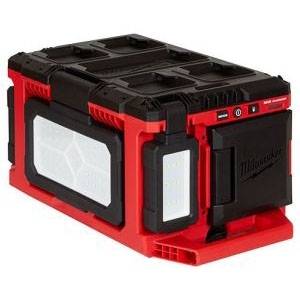 120 VAC/18 VDC, 3.5 A,, Milwaukee Tool 2357-20 M18™, PACKOUT™ Light/Charger, Cordless/Corded