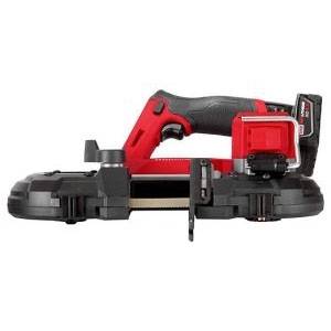 30-9/16" Blade, 0 to 570 SFPM, M12 Battery, Milwaukee Tool 2529-20 M12™, FUEL™ Compact Band Saw, Cordless