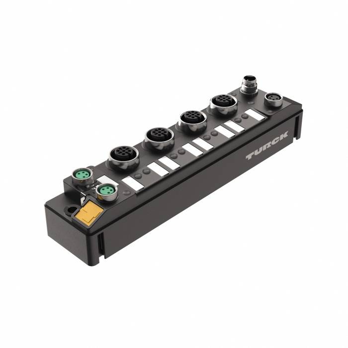 Turck 6814024 Compact Multi-Protocol I/O Module, 8 Inputs, 4 Outputs ... image.