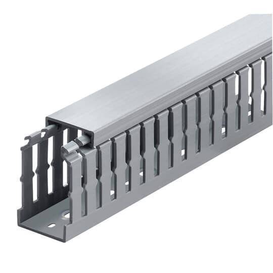 Ty-Duct® TYD2X3NPW6 Wiring Duct, 0.195 x 0.625 in and 0.315 x 0.551 in Narrow Slot, 2 in W x 3 in D, PVC
