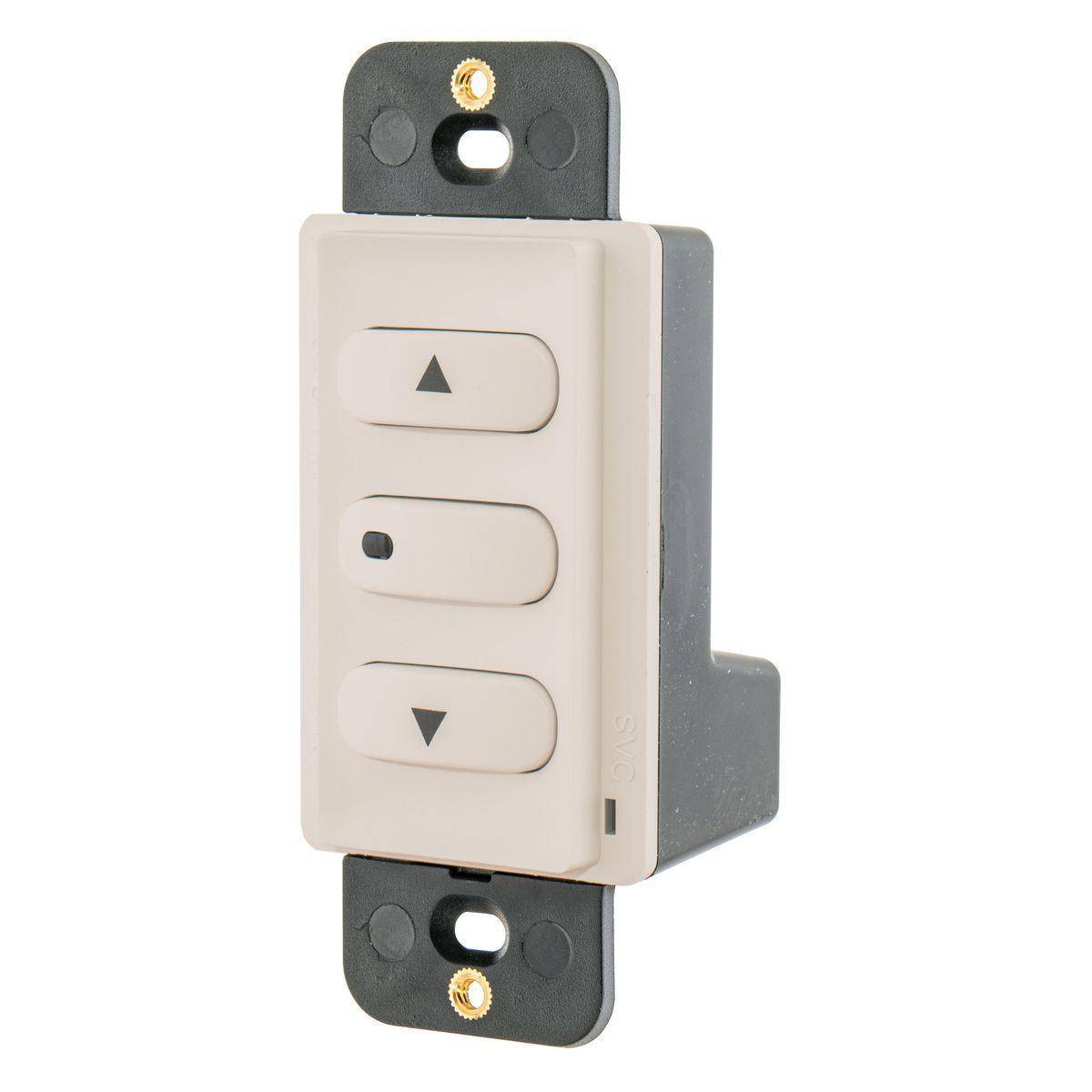 Wiring Device-Kellems DSL010LA 1-Gang Insulated Standard Dimming Switch, 30 VDC, 100 mA, Latching Operation, Light Almond