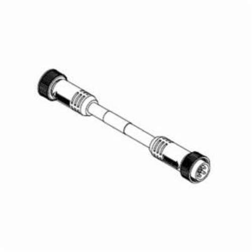 Woodhead® Brad® Mini-Change® 130010-0519 A-Size Double End Cordset, 7/8-16 Straight Male x Straight Female Connector, 0.91 m L Cable, 4 Poles, Single Keyway