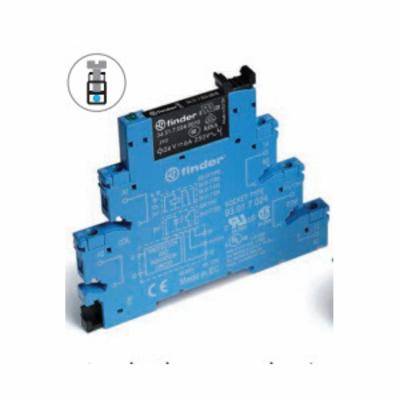 Finder® 38.51.0.024.0060 38 Series Electromechanical Relay Interface Module With Screw Terminal, SPDT