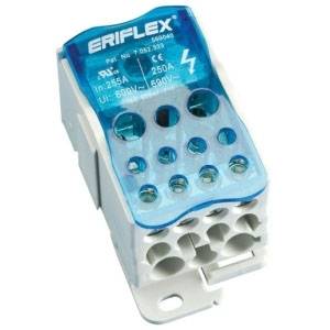 600 V 255A, Erico 569040 ERIFLEX® Power Distribution Block