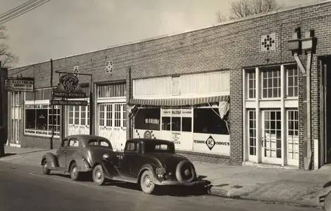 Historic exterior of EECO's first location.